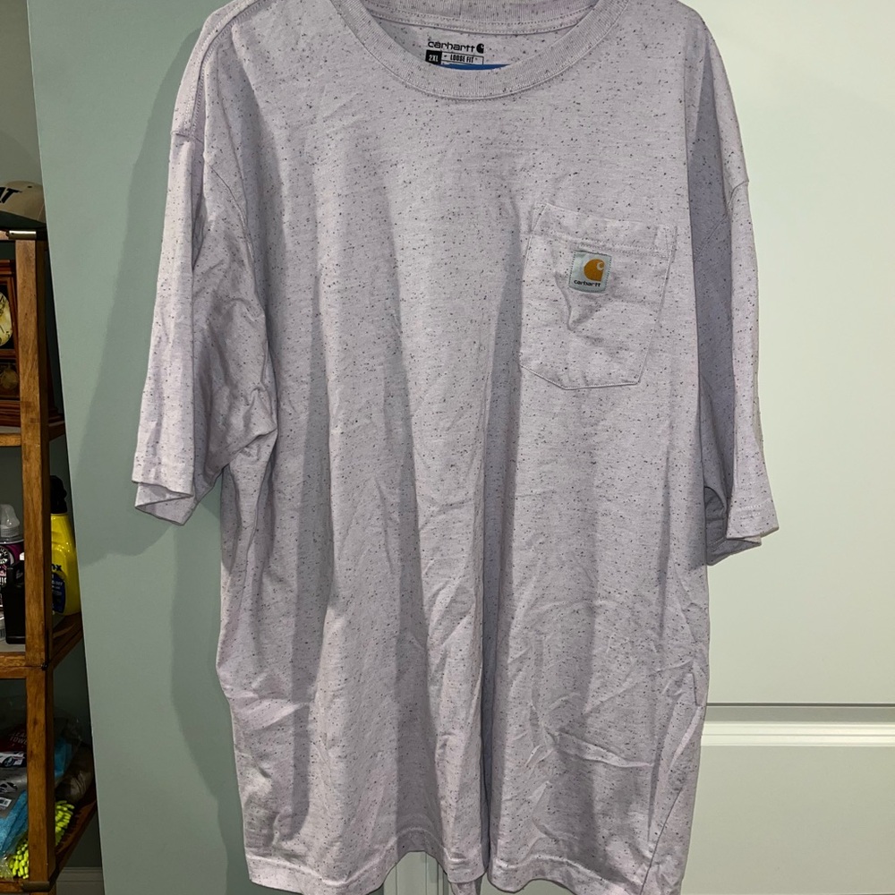 Carhartt Lilac Short Sleeve Heavyweight T-shirt